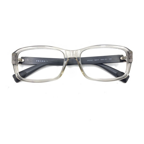 Prada VPS 05C HA9-1O1 Translucent Gray Eyeglasses Frames 56-17 140 Italy - Picture 12 of 12